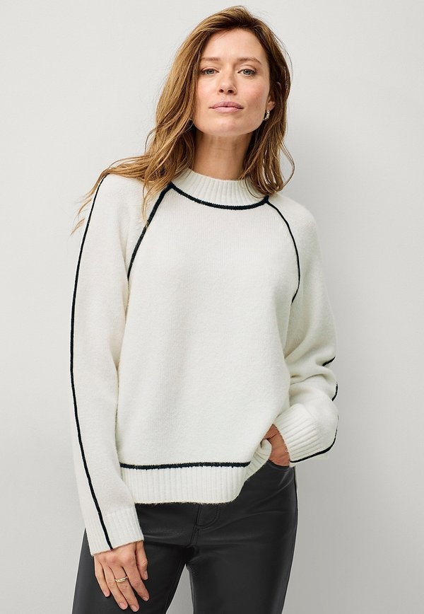 Strickpullover - weiß