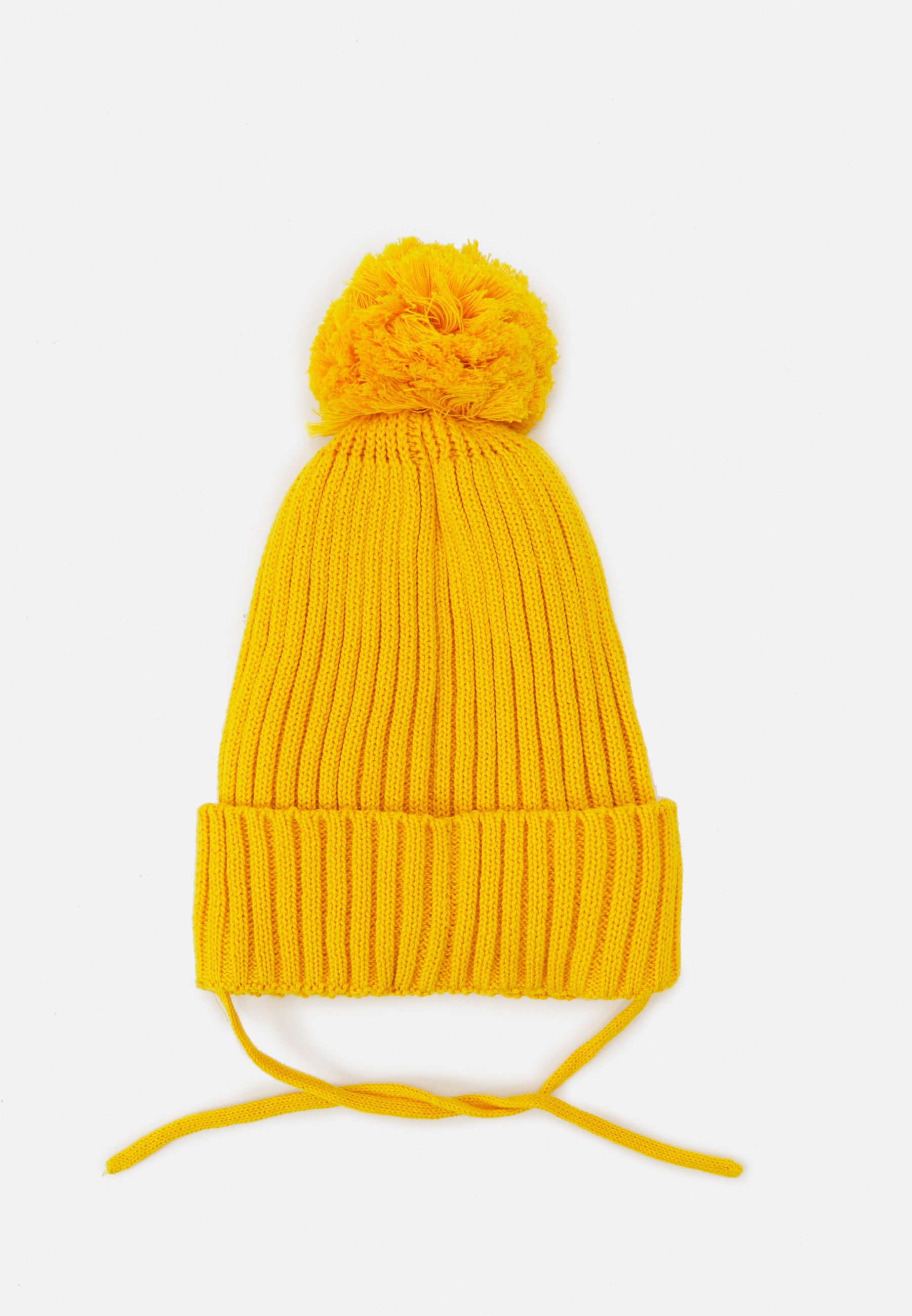 Mini Rodini EDELWEISS POMPOM HAT UNISEX - Berretto - yellow/giallo - Zalando .it