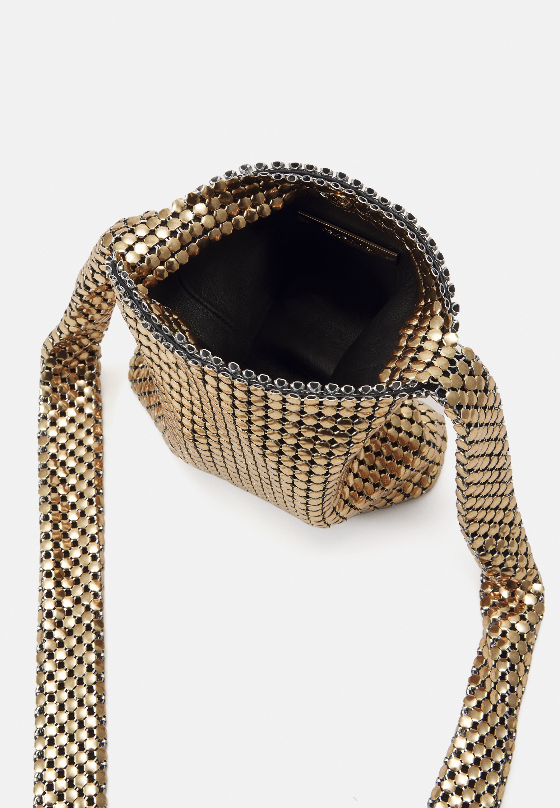 バッグ・カバンその他 RABANNE Woman Mini bag Gold 25ESS0525MET749 P711 GOLD SPARKLE DISCS NANO BAG | Rabanne