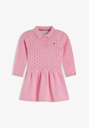 Tommy Hilfiger, POINTELLE CABLE DRESS - Strickkleid - classic pink