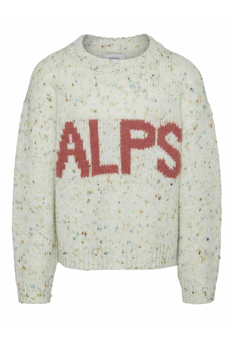 VERO MODA Girl VMALPS LS O-NECK GA  - Vesta - birch