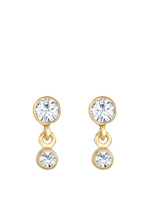 GLASS CRYSTAL - Boucles d'oreilles - gold-coloured