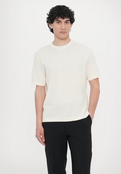 Theory DAMIAN TACTILE - Maglione - eggshell