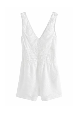 V-NECK - REGULAR FIT - Buksedragter - white