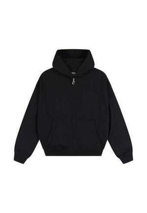 FAVELA, DISTRESSED ENZYME FRONTZIP - Cipzáras pulóver - enzyme washed