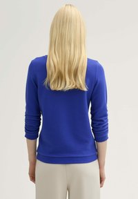 TOM TAILOR DENIM STRUCTURED - Sweatshirt - anemone blue