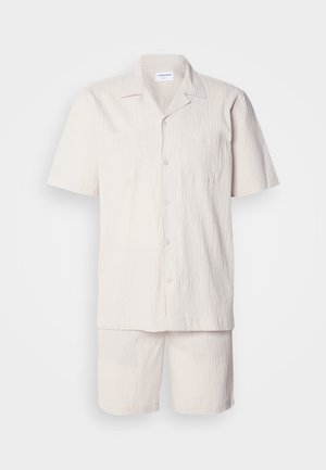 Lindbergh SHIRT SET - Pantaloni scurți - light stone