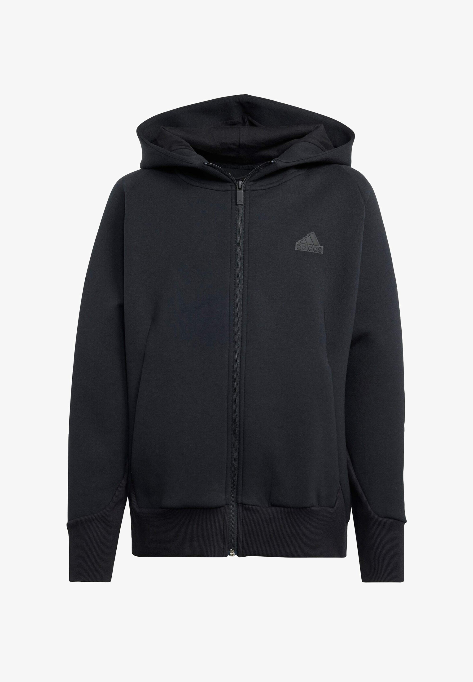 Felpa adidas nera senza zip Outlet