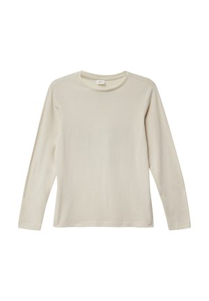 Langarmshirt - helles beige