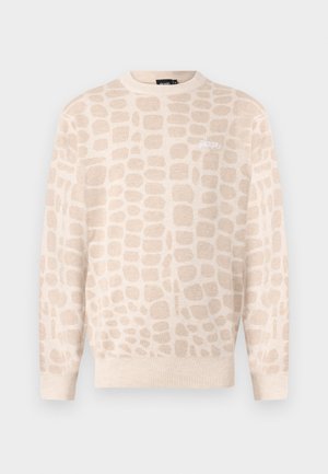 CROCO UNISEX - Strickpullover - beige