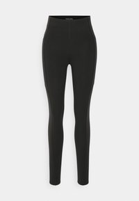 POWER HIGH WAIST WORKOUT LEGGINGS - Tamprės - black