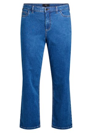 Zizzi MIT HOHER TAILLE  - Jean flare - dark blue