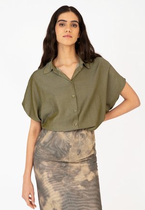 AN'GE SHORT-SLEEVE  - Chemisier - kaki