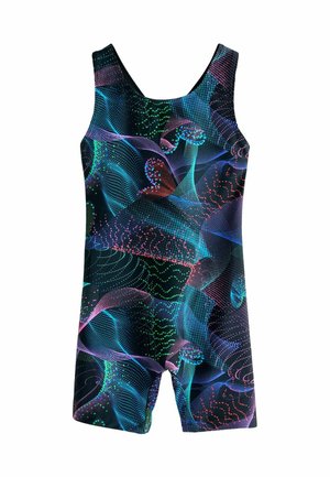 REGULAR FIT - Badeanzug - black techy