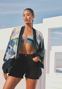 Next GEOMETRIC PRINT KIMONO STANDARD - Suvejakk - blue geo