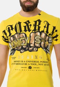 Cipo & Baxx T-Shirt print - yellow