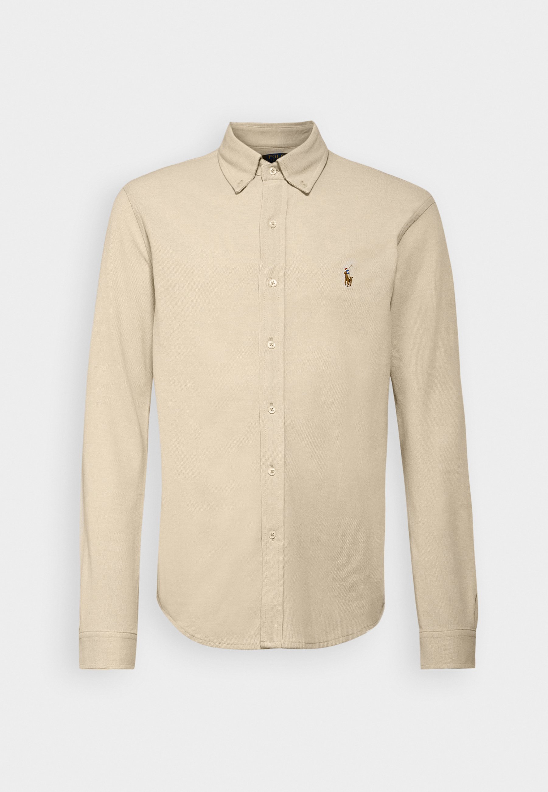 Polo Ralph Lauren KNIT OXFORD SHIRT - Shirt - coastal beige/beige