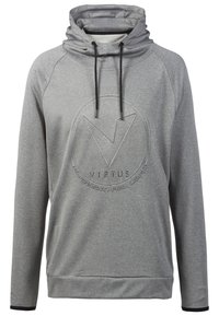 Endurance NOAH M MELANGE HOODY - Luvtröja - mid grey
