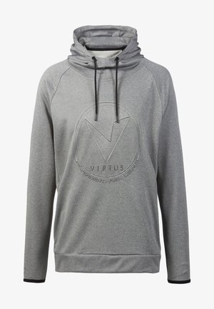 Endurance NOAH M MELANGE HOODY - Sweatshirt - mid grey