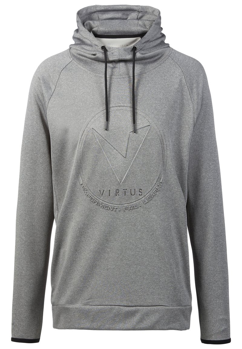 Endurance NOAH M MELANGE HOODY - Luvtröja - mid grey