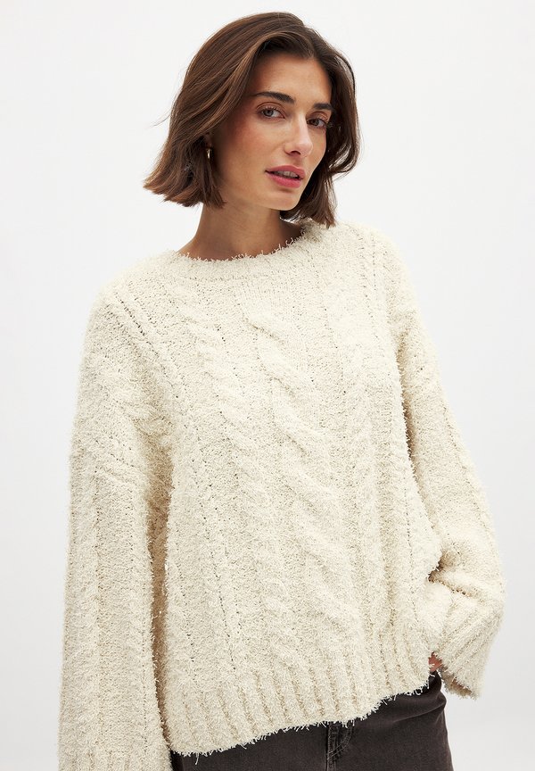 Strickpullover - light beige