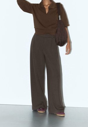 Stradivarius, Sweatshirt - dark brown
