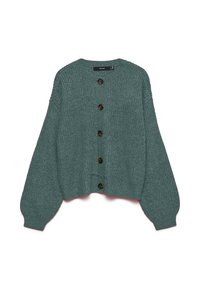 VMLEA O NECK CARDIGAN - Cardigan - balsam green