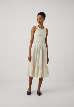 MIDI DRESS - Hverdagskjole - beige