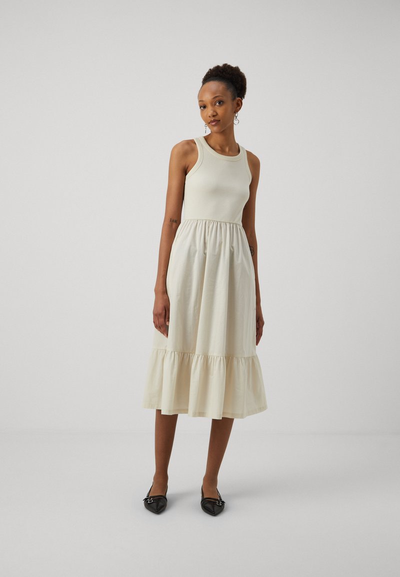 GAP MIDI DRESS - Denné šaty - beige
