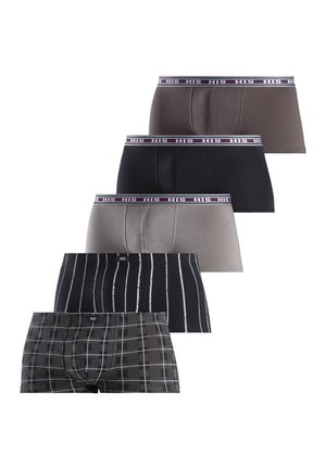 5PACK - Boxer Briefs - anthra   schwarz   grau   streifen   karo