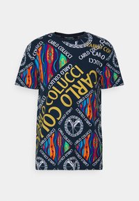 BIG LETTERS UNISEX - T-shirt estampada - blue