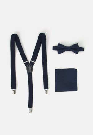 SUSPENDER/HOSENTRÄGER SET - Fazzoletti da taschino - dark blue