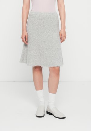JEANNE SKIRT - A-line skjørt - light grey mel.