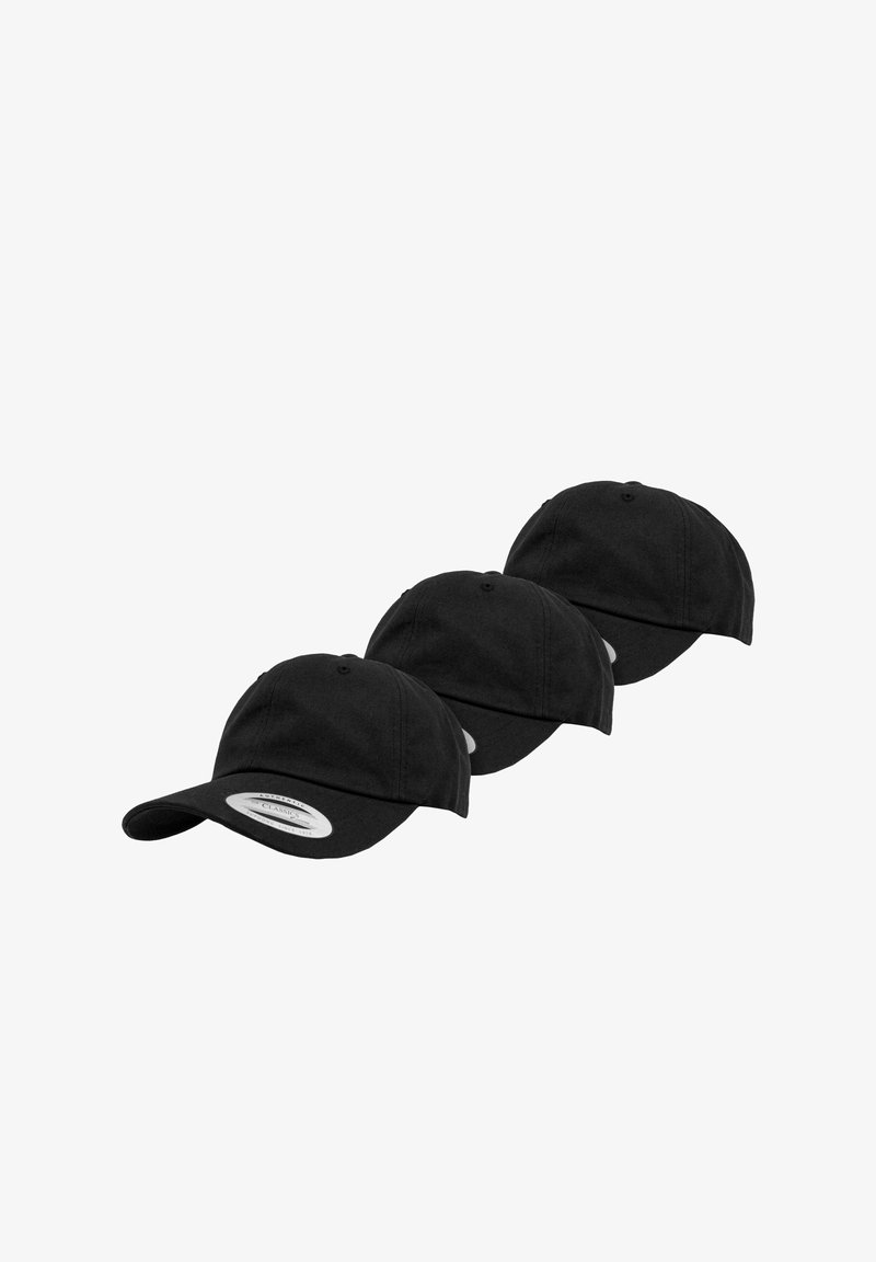 Flexfit Caps - black+black+black
