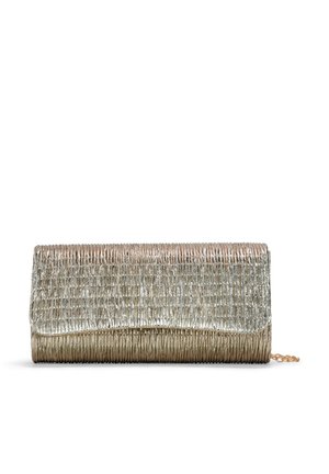 DE FIESTA CON SOLAPA PLISADA - Clutch - color oro