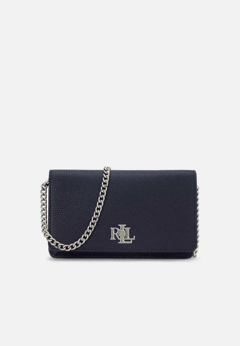 Lauren Ralph Lauren PEBBLED CROSSBODY TURN-LOCK TECH CASE - Bandolera - refined navy