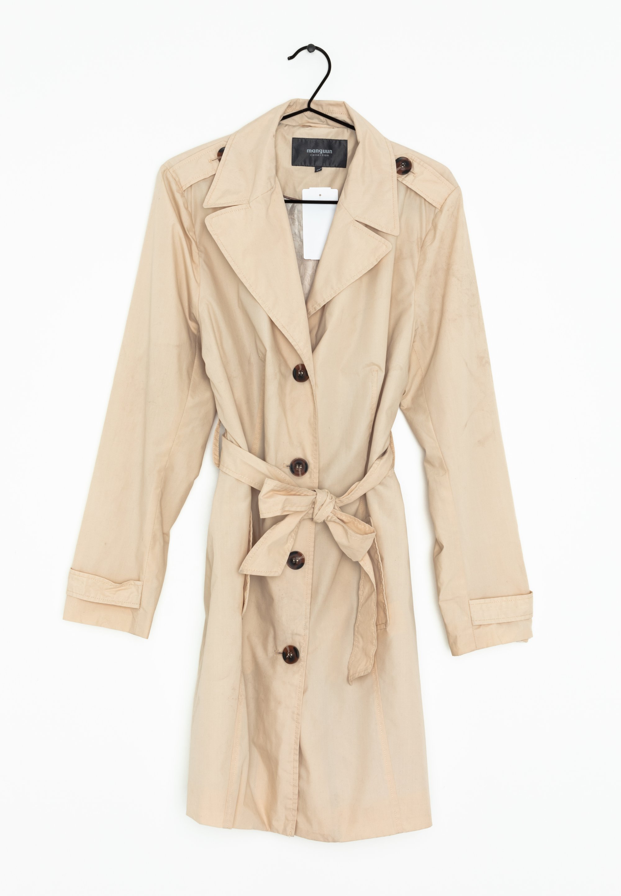 MANGUUN Trenchcoat beige (Pre-owned) Zalando