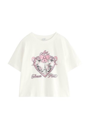 CROPPED - T-shirts print - off white