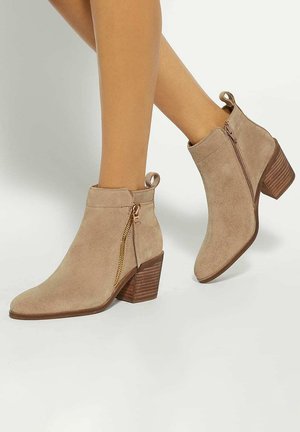 Ankle boots - taupe