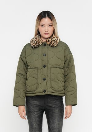 NMHOLLY QUILT JACKET - Overgangsjakke - kalamata