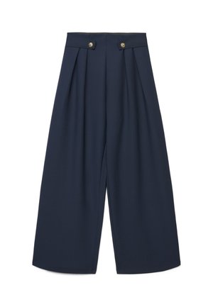 Calliope, PANTALONE LUNGO TINTA UNITA - Pantalon classique - blu notte