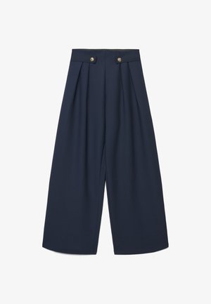 Calliope, PANTALONE LUNGO TINTA UNITA - Pantalon classique - blu notte