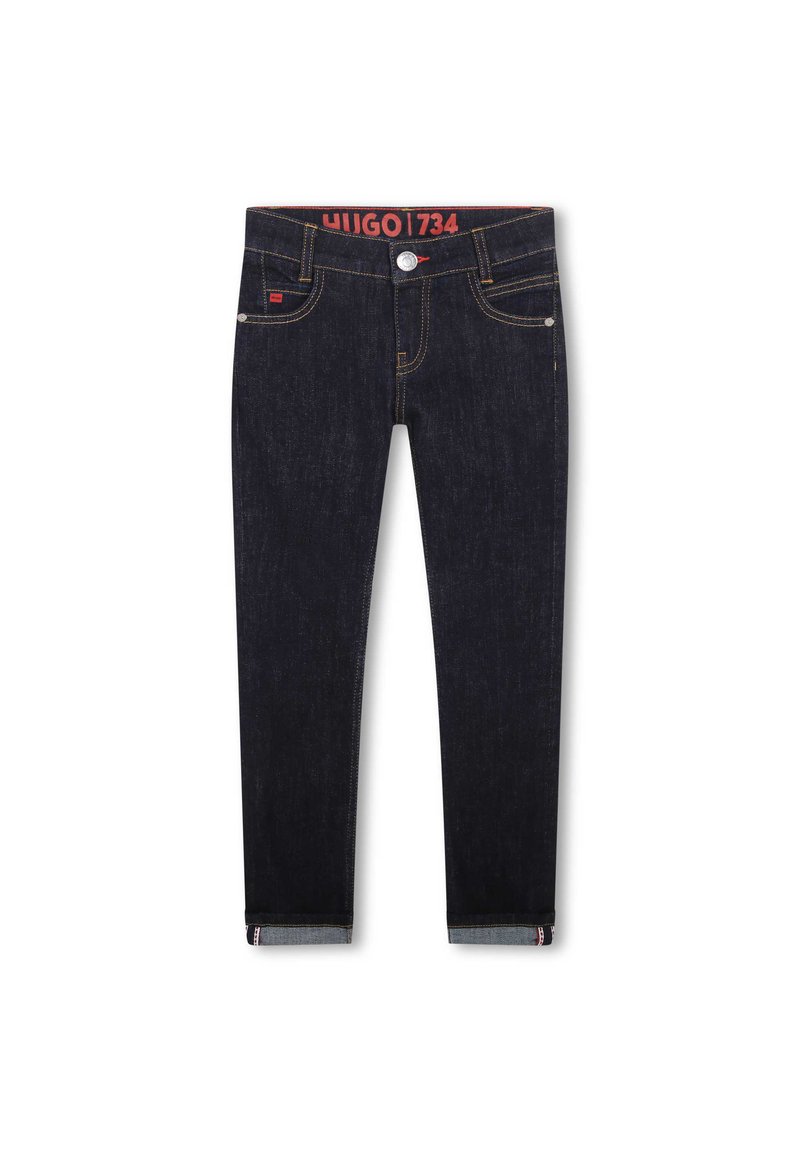 HUGO Kids Slim fit jeans blauw HUGO Kids Slim fit jeans blauw
