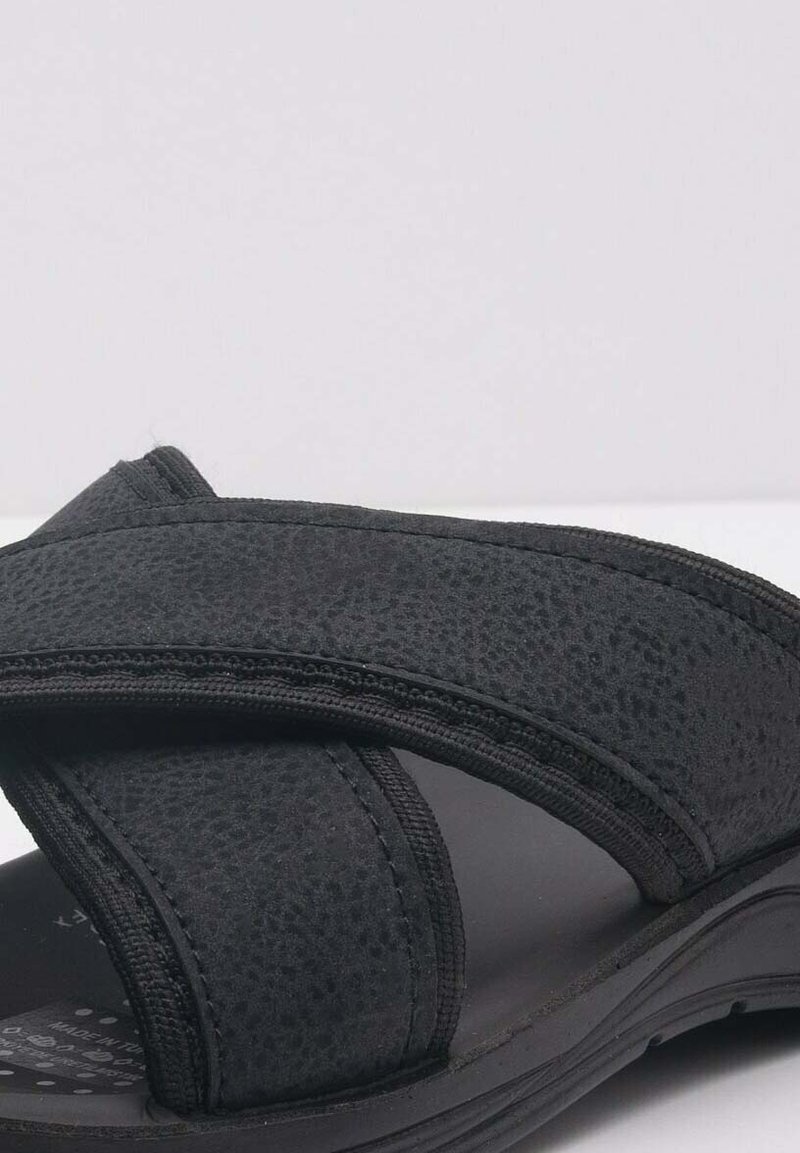Herren Sandalen | kinetix LINNES FX Pantolette flach black/schwarz - PJ53315 Herren Sandalen | kinetix LINNES FX Pantolette flach black/schwarz - PJ53315