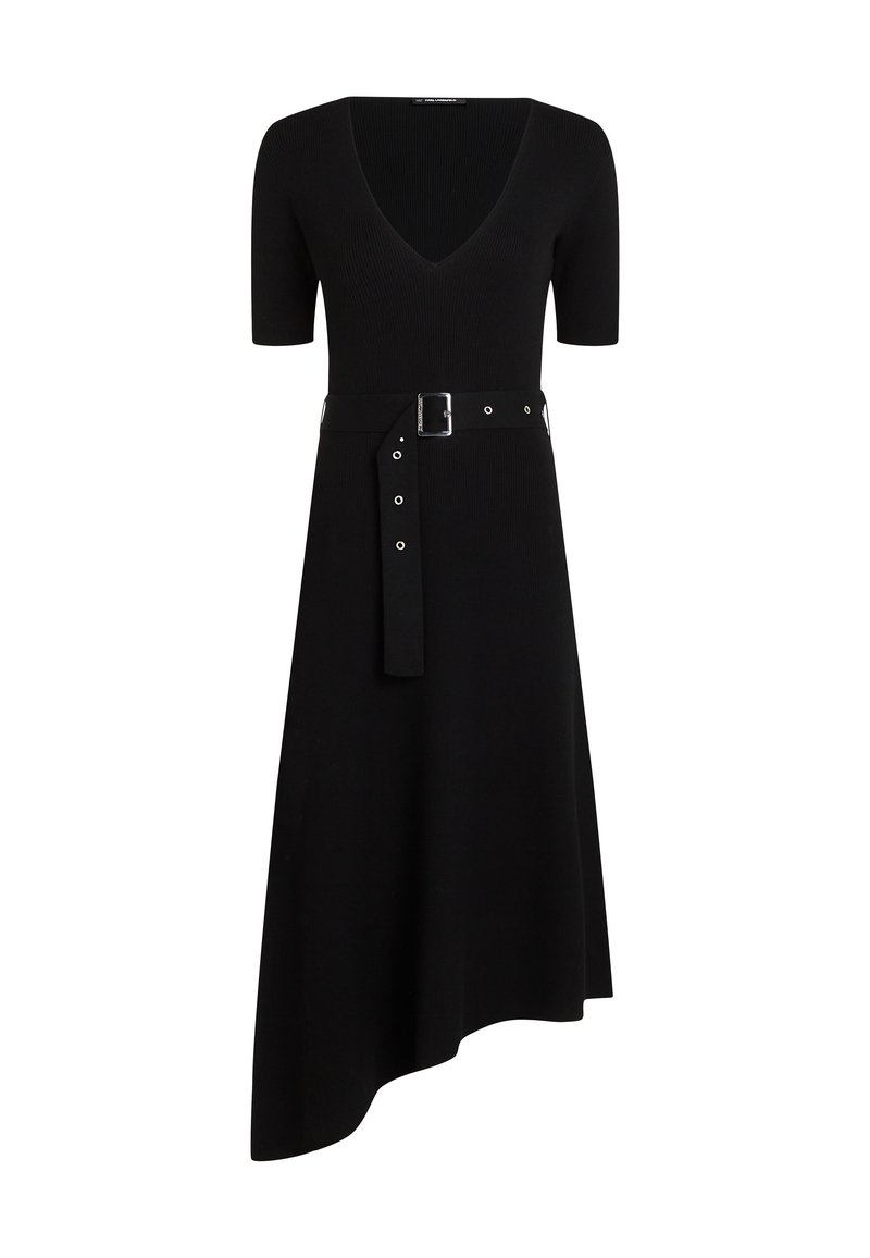 Karl Lagerfeld Gebreide jurk zwart