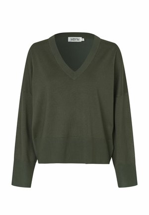 mbyM, GILLIAN V-M - Strickpullover - warm olive dust