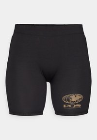 ISLAND DEFENDER BIKER - Shortsit - black