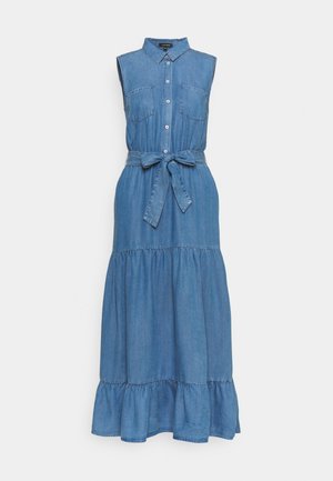 DRESS - Denim dress - mid blue denim