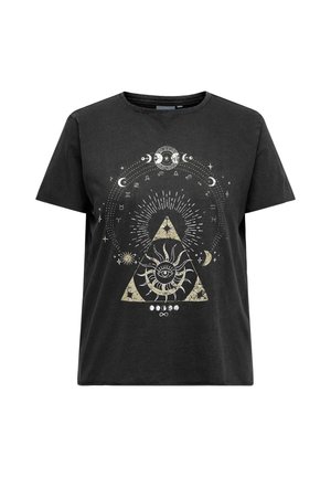 CARLUCY LIFE REG JRS NOOS - T-shirts print - black print zodiac