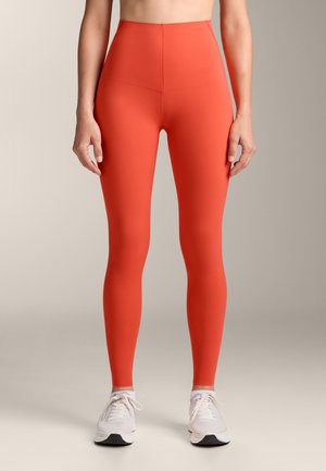 COMPRESSIVE 65CM HIGH RISE - Tights - mottled orange